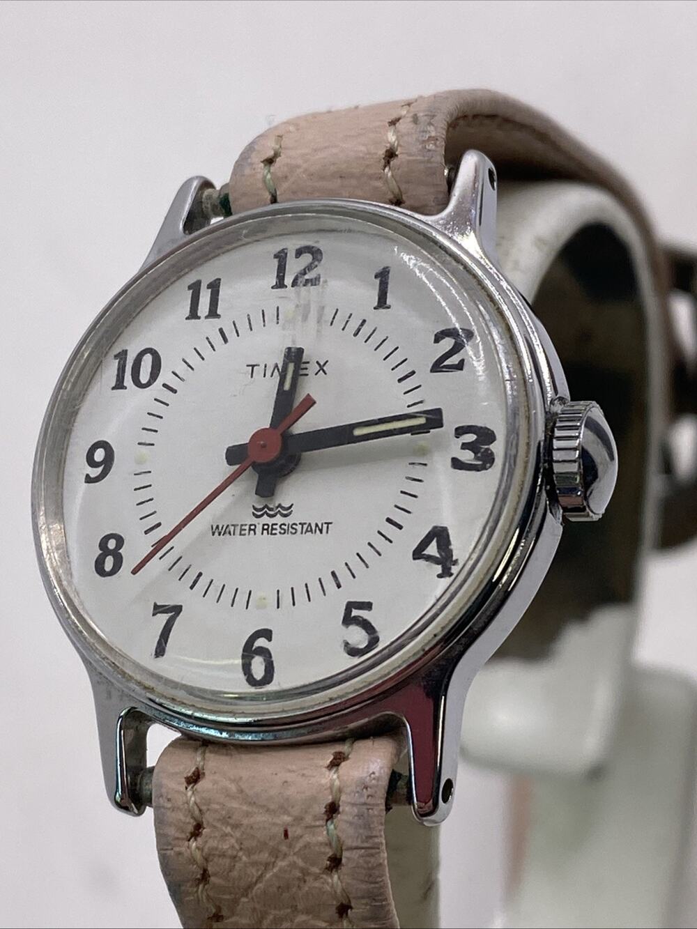 Vintage Timex Wind Up Mechanical Watch Running